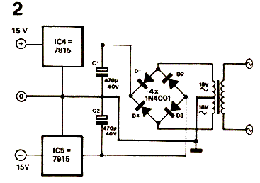schema electronique Module PH m�tre pour volm�tre