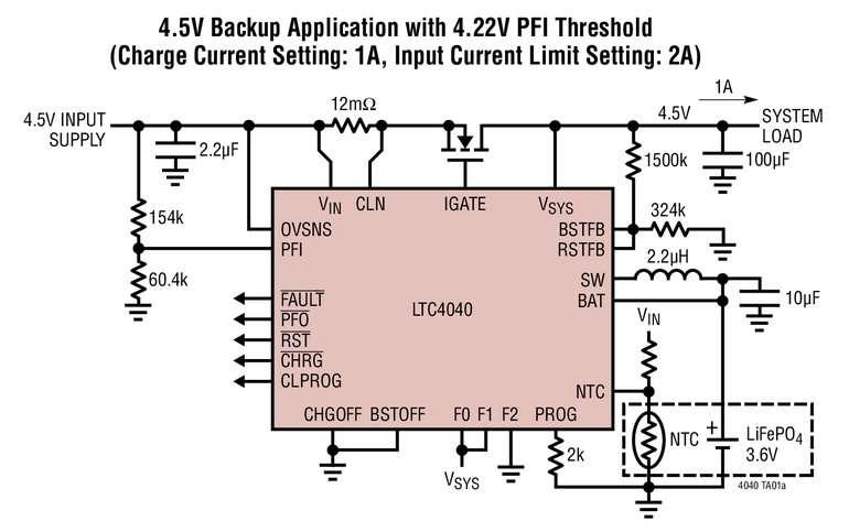 Gestionnaire d�alimentation de sauvegarde 2,4A, � haute int�gration, pour simplifier les syst�mes de sauvegarde sur batterie Li-ion