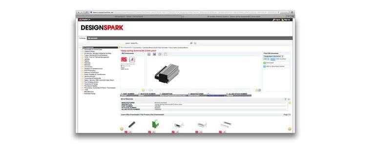 Un catalogue gratuit compos� de millions de mod�les 3D inclut plus de�45 000 composants disponibles chez RS, pour permettre aux ing�nieurs de gagner du temps lors de la conception et le prototypage