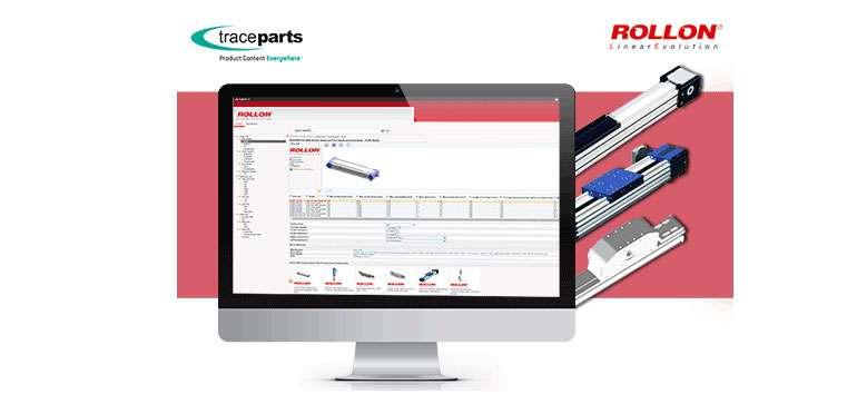 Rollon collabore avec TraceParts pour publier ses catalogues 3D de syst�mes de mouvement lin�aire