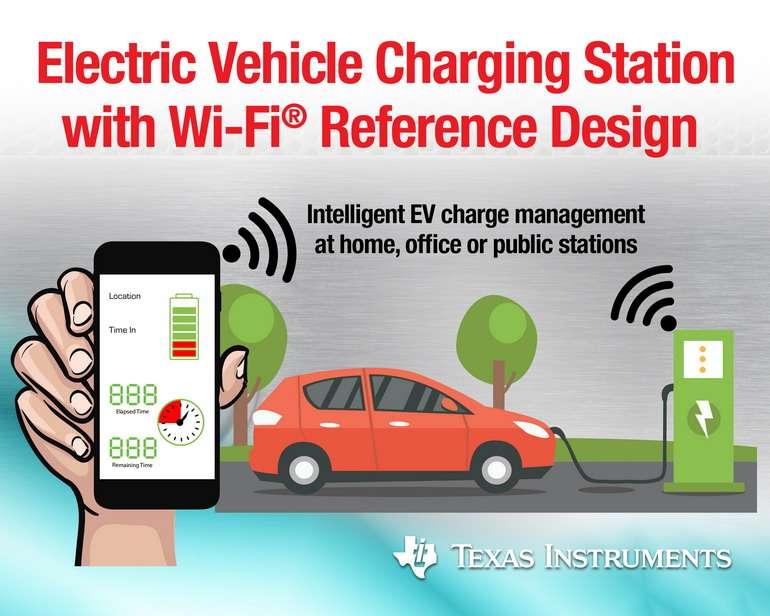 La conception de r�f�rence de TI dote les bornes de recharge pour v�hicules �lectriques d�une compatibilit� Wi-Fi