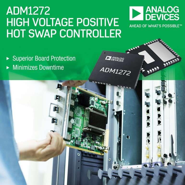 Le nouveau contr�leur Hot Swap + 48 V d�Analog Devices assure un haut niveau de protection aux cartes enfichables et r�duit les temps de marche/arr�t !