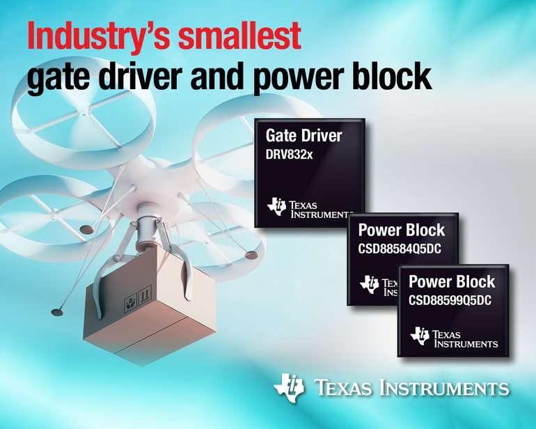 TI d�voile la plus petite attaque de grille du march� et une solution MOSFET de puissance pour la commande de moteur