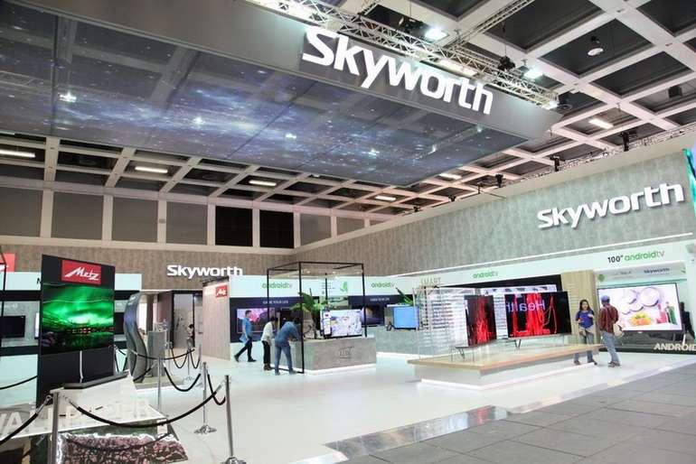 Skyworth expose sa gamme compl�te d'appareils �lectrom�nagers intelligents lors de l'IFA 2017, d�voilant la future tendance technologique