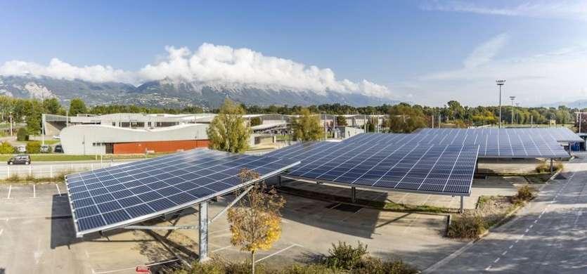 Des panneaux solaires SunPower� alimentent trois parkings � Grenoble