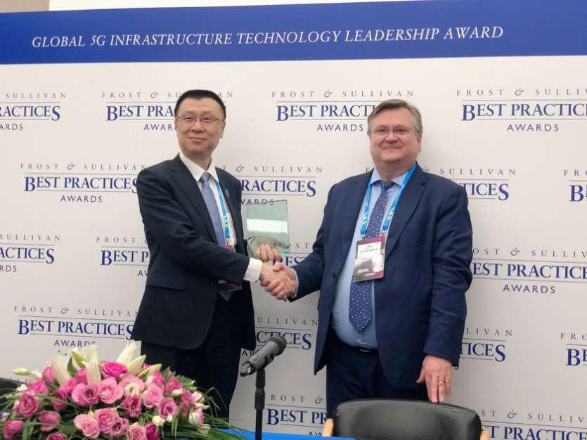 ZTE remporte le prix 2018 du leadership de la technologie des infrastructures au Global 5G