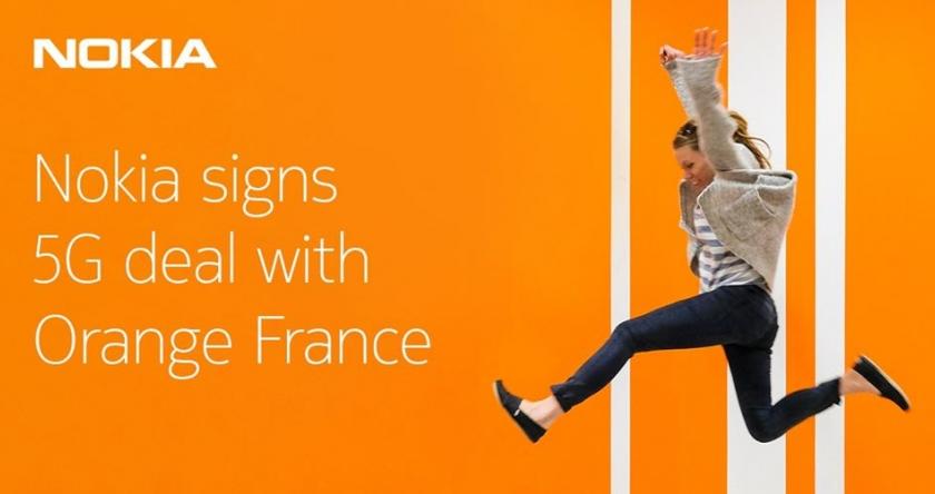 Nokia signe un accord 5G avec Orange France