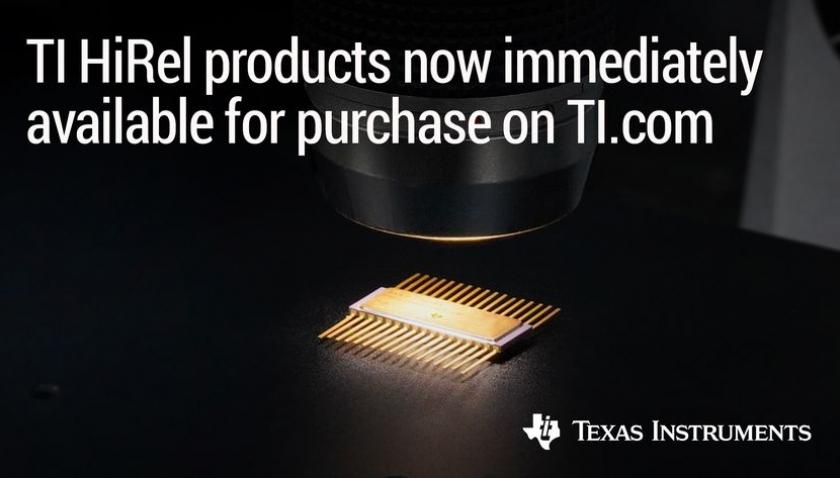 Des produits haute fiabilit� de Texas Instruments sont d�sormais disponibles imm�diatement sur TI.com