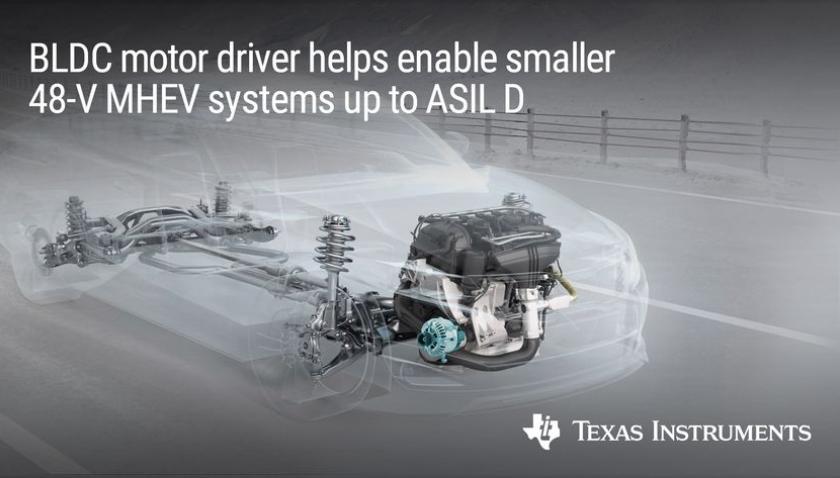 Un driver de moteur CC sans balais int�gr� de niveau 0 r�duit de 30 % la taille des syst�mes d'entra�nement par moteur 48 V sur les v�hicules � hybridation l�g�re