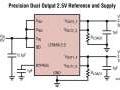 R�f�rence de tension de pr�cision fournissant jusqu�� 200mA, r�alisant une r�gulation au niveau de la charge � 0,1ppm/mA et une d�rive de 10ppm/�C