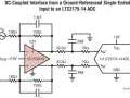 Amplificateur diff�rentiel double / contr�leur de CAN, procurant un produit gain-bande passante de 10GHz avec un niveau de bruit de 1,1nV par racine carr� de Hertz