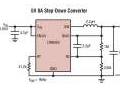 Convertisseur Silent Switcher, abaisseur, synchrone, 65V, 8A en sortie, rendement de 94% � 2MHz et tr�s bas niveaux d��missions EMI/EMC