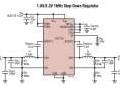 R�gulateur double 3,5A, 17V, 4MHz, abaisseur, synchrone, � modulation � �talement de spectre pour r�duire les EMI, en bo�tier compact QFN 3mm x 5mm