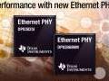 Les nouveaux composants PHY Ethernet de TI simplifient la conception des r�seaux et optimisent les performances